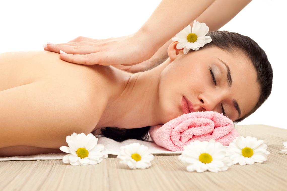 Hot stone therapy melts away tension-Heavenly spa massage